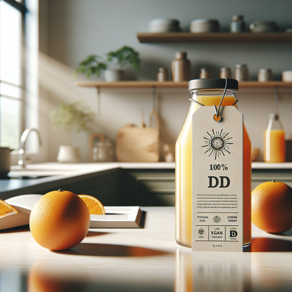 Ist Orangensaft mit Vitamin D vegan
