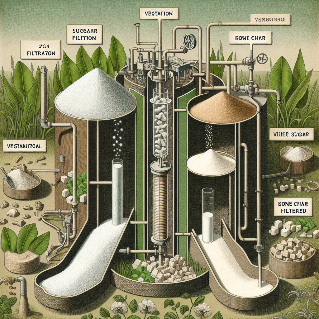 Ist Zucker mit Knochenkohle gebleicht vegan