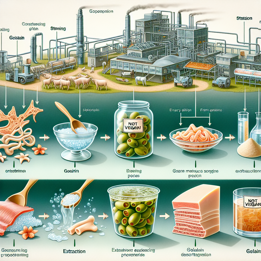 Sind grüne Oliven in Gelatine eingelegt vegan 8 Sind grüne Oliven in Gelatine eingelegt vegan